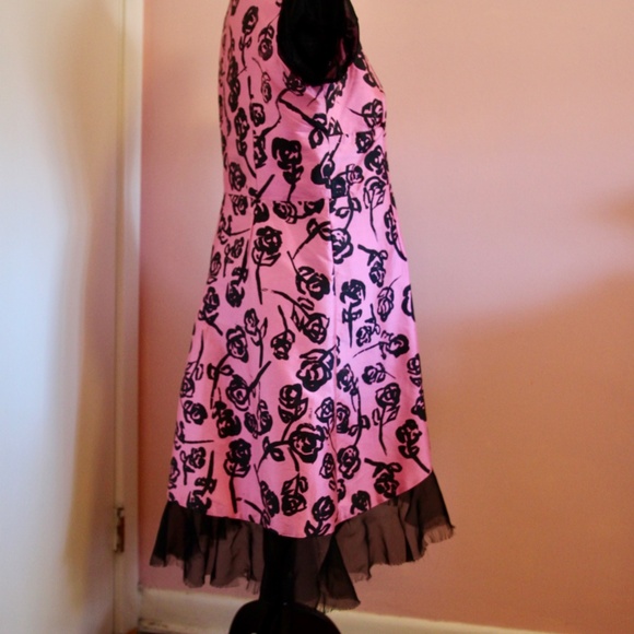 One of a Kind Peach Berserk party dress - Picture 2 of 9